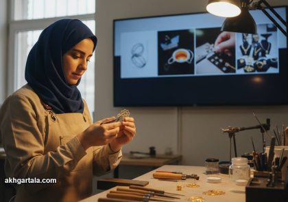 نقشه راه ورود به بازار طلا و جواهر، شامل آموزش حرفه‌ای طلاسازی دستی و طراحی سه‌بعدی با ماتریکس گلد، برای کسب درآمد میلیونی و موفقیت در این صنعت.