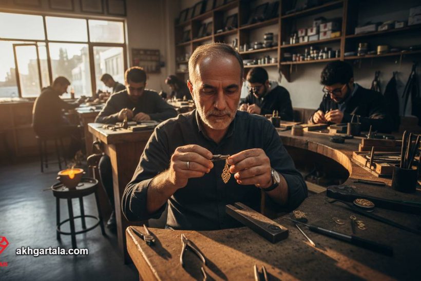 کارگاه آموزش طلاسازی