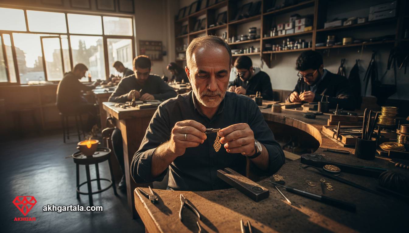 کارگاه آموزش طلاسازی